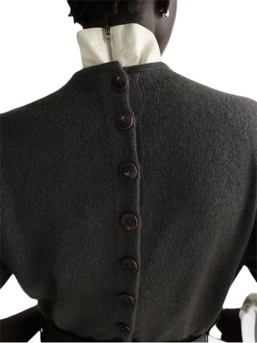 LEMAIREMaglione reversibile in cashmere Lemaire | PO0041 LK1062BK502 STONE